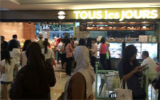 뚜레쥬르 인니 보고르지역 보타니 스퀘어점.  각사 제공